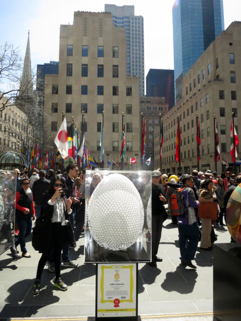 indira cesarine   the big egg hunt ny presented by faberge april 1