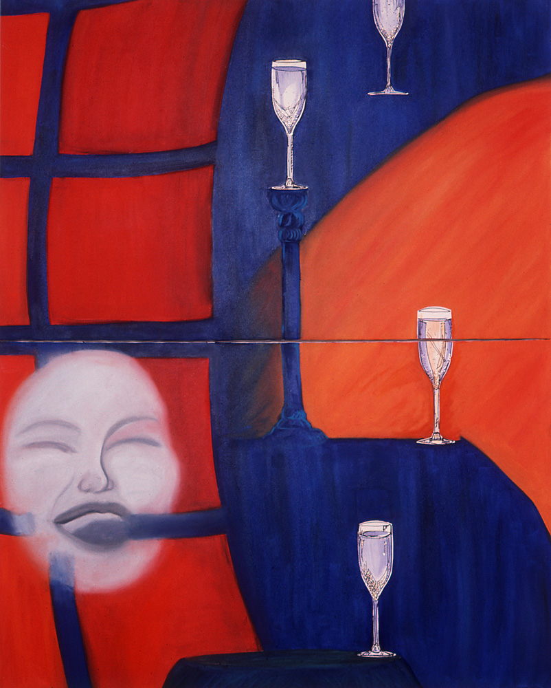 Indira-Cesarine-Cocktail-Hour-Diptych-Oil-On-Canvas-on-2-Panels-with-Watercolor-on-Paper-elements-1986-LR2-1.jpg