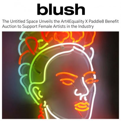 BLUSH MAGAZINE - Art4Equality X Paddle8 Benefit Auction to Support Female Artists in the Industry - INDIRA CESARINE