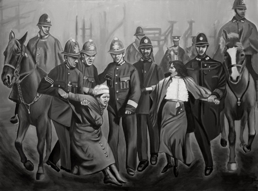 Indira-Cesarine-22Arrested-for-Equality-An-Ode-to-The-Suffragettes22-2017-Oil-on-Canvas-The-Untitled-Space-SHE-INSPIRES-Exhibit-May-2017-V2.jpg