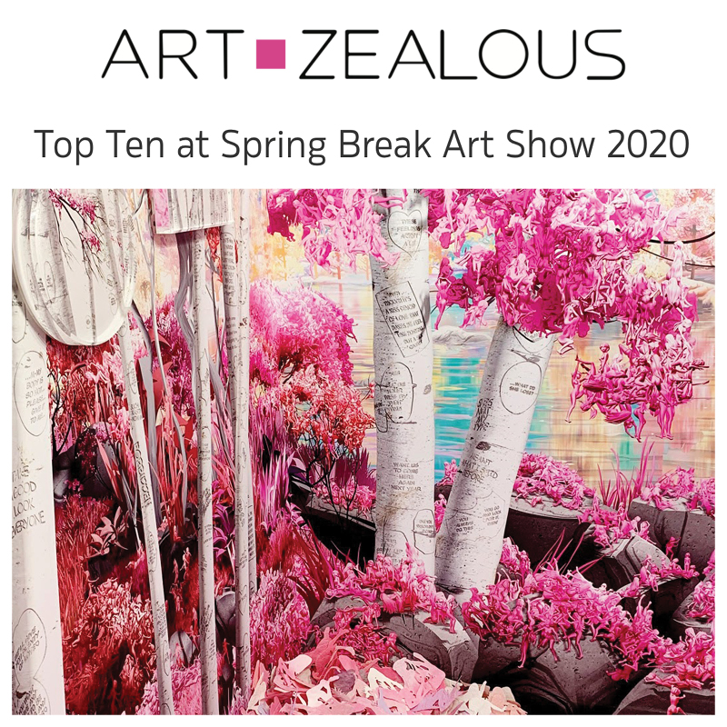 Art Zealous - Jessica Lichtenstein Top 10 at Springbreak Art Show 2020 Curated by Indira Cesarine for The Untitled Space
