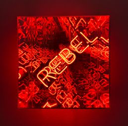 "PANDORA'S BOX (REBEL)" NEON SCULPTURE – Indira Cesarine